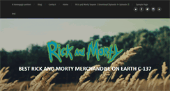 Desktop Screenshot of mortyandrick.com