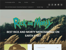 Tablet Screenshot of mortyandrick.com